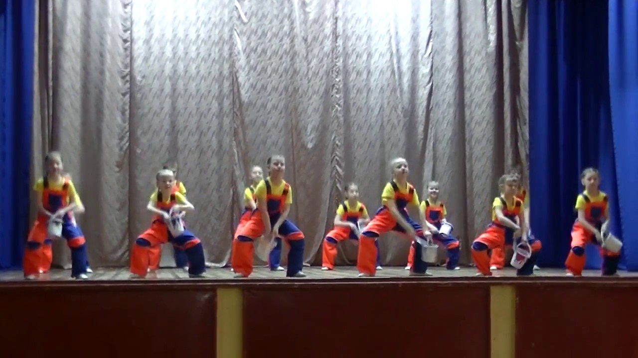 Аквамарин детский танец (children's dance) Маленькие строители