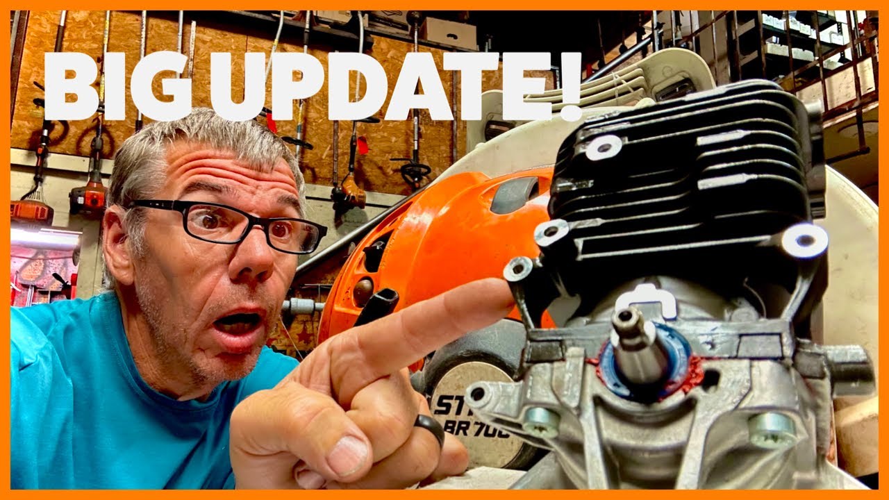 Новая конструкция двигателя Stihl BR600 и BR700 / обновление распространенных проблем