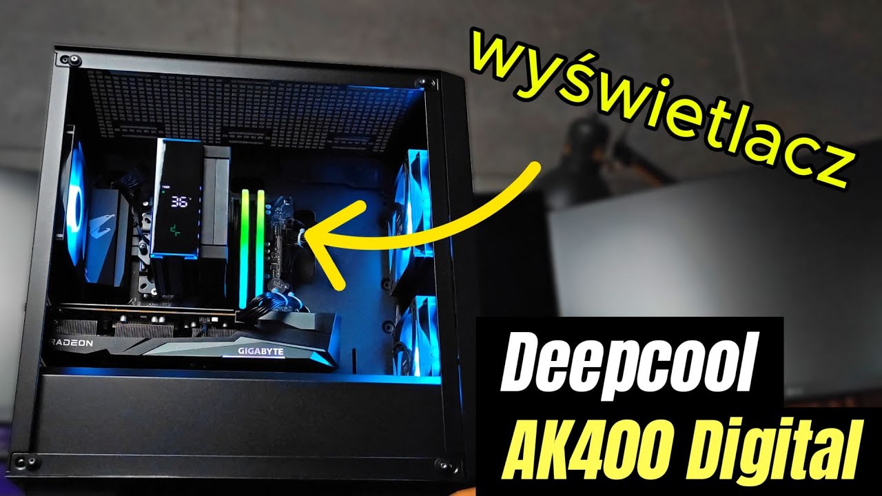Chłodzenie CPU z wyświetlaczem - Deepcool AK400 Digital