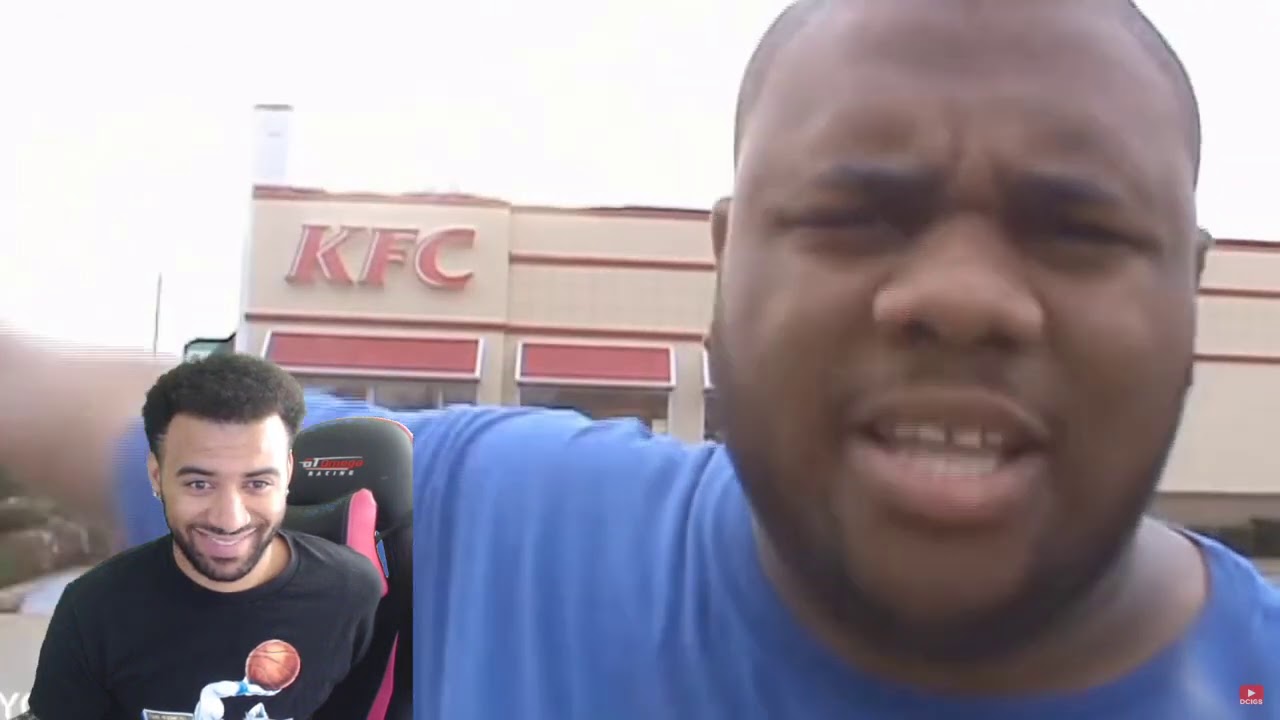 BLACK MAN ANGRY AT KFC..REACTION