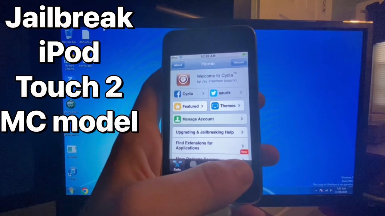 iPod touch 2 (MC 8GB Model) Jailbreak tutorial