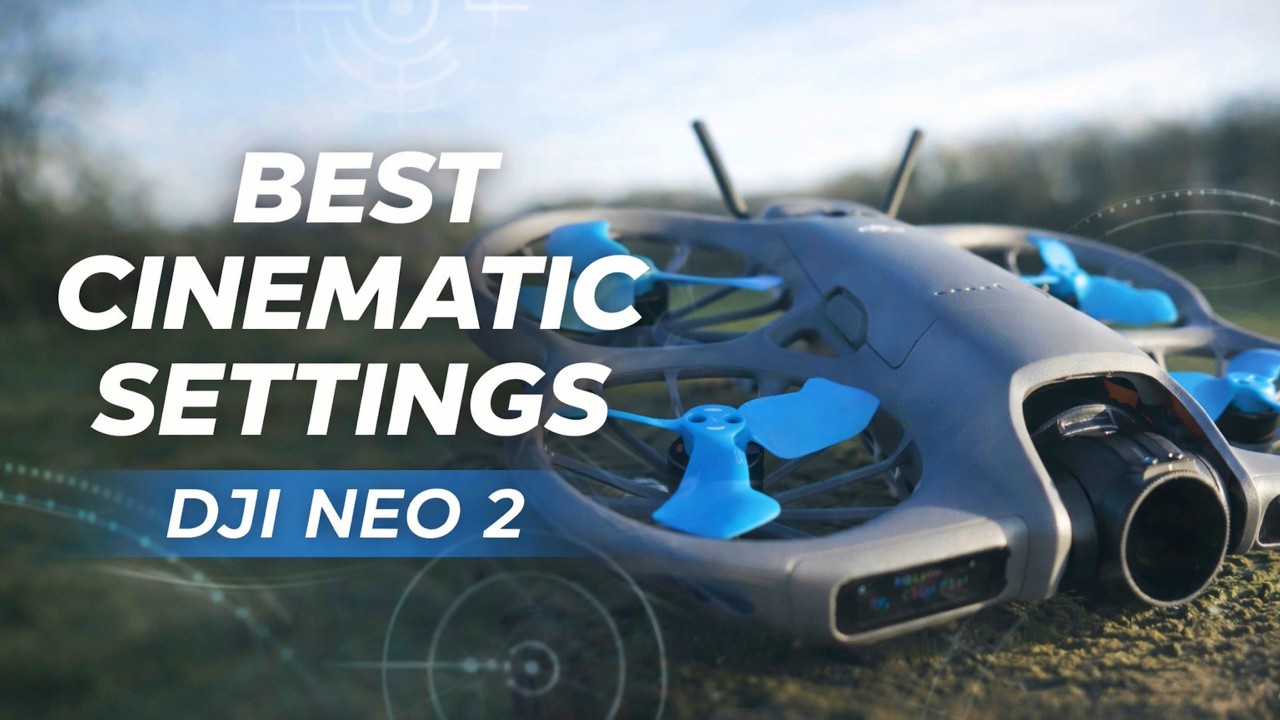 Настройки камеры DJI Neo 2: объяснение (кинематографический вид)