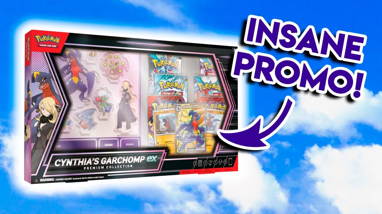 Opening Cynthia's Garchomp ex Premium Collection!!