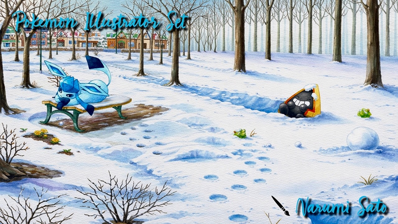 Narumi Sato Pokémon Illustrator Set