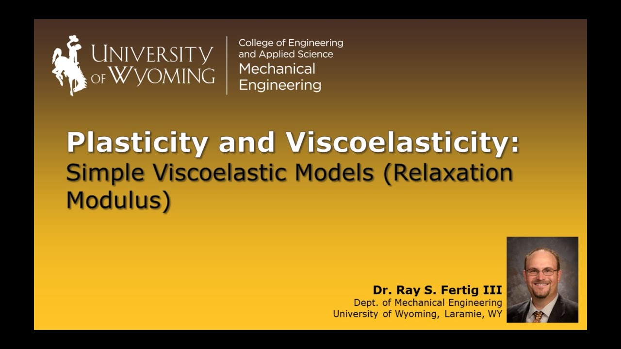 3-2c: Simple Viscoelastic Models (Relaxation Modulus)