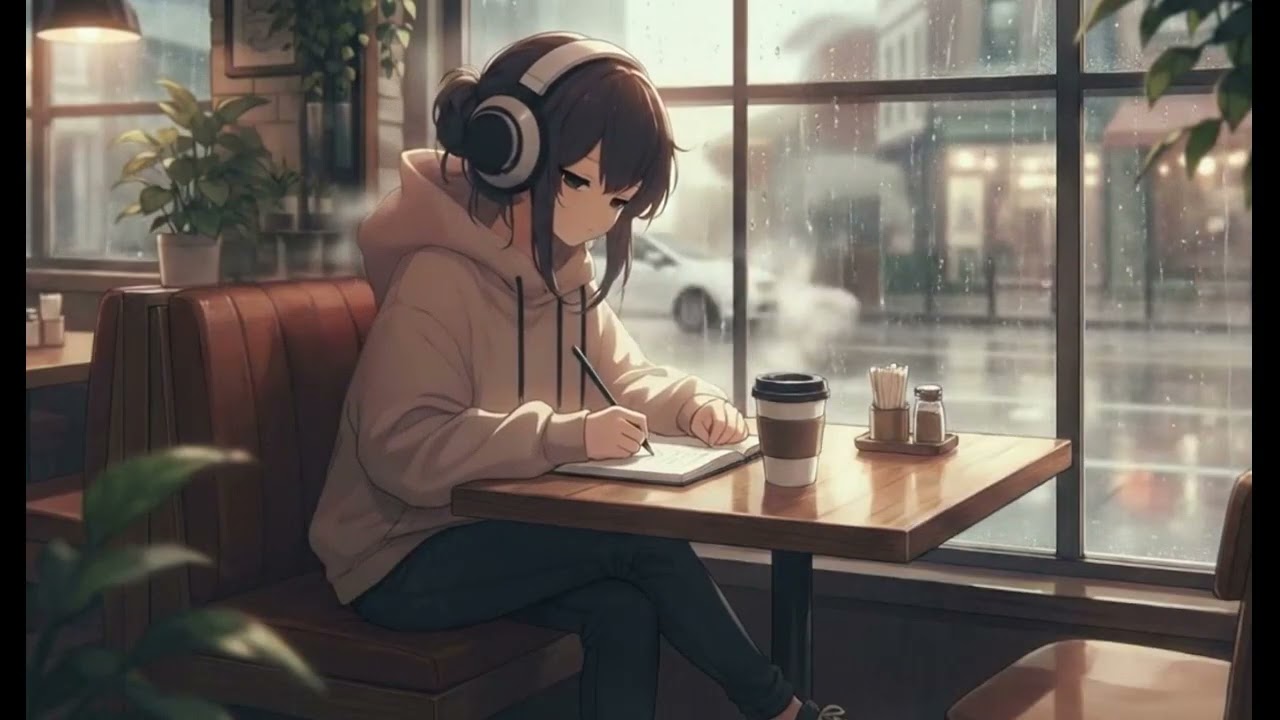 Nostalgic Rain Cafe in Tokyo 🌙 Late Night Lo-fi Music for Relax/Focus