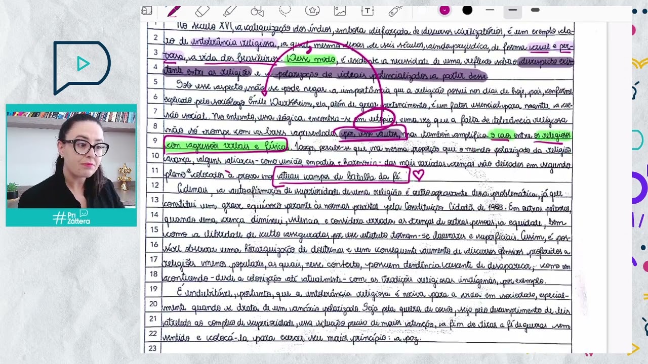 REDAÇÃO UNICENTRO NOTA 24 - INTOLERÂNCIA RELIGIOSA
