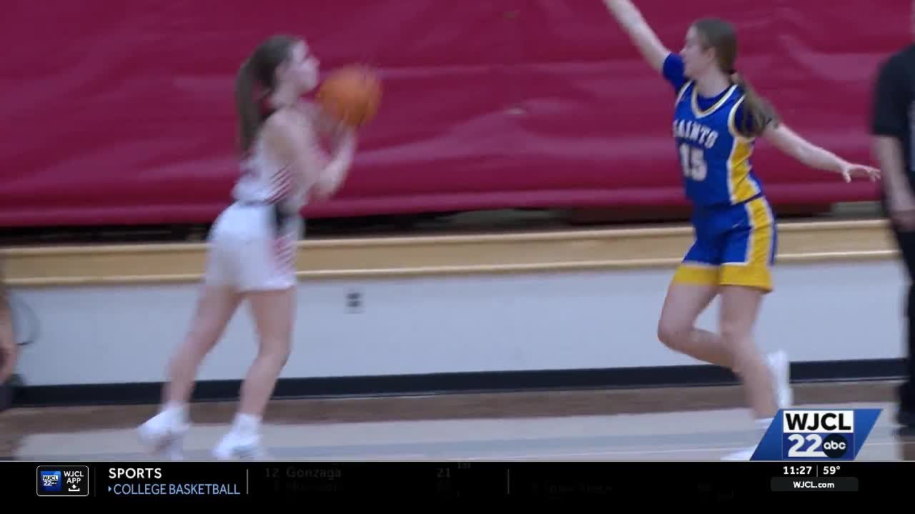St. Vncent's Academy girls basketball defeats SCPS 58-37 on Tuesday