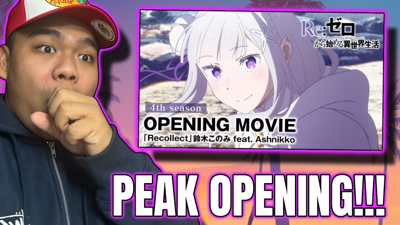 First Time Reacting to Re:Zero Season 4 Opening Theme Recollect by Konomi Suzuki feat. Ashnikko