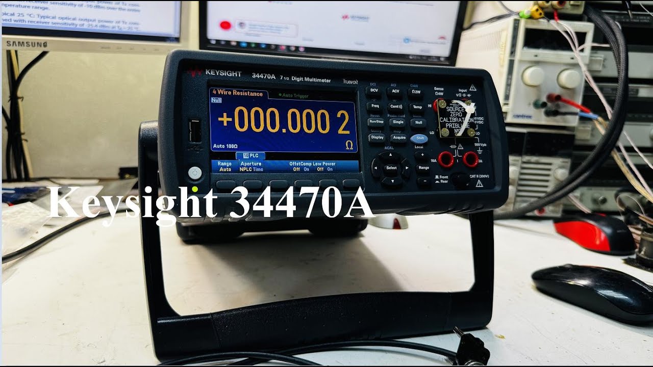 Обзор мультиметра  Keysight 34470A 7,5 разрядов!