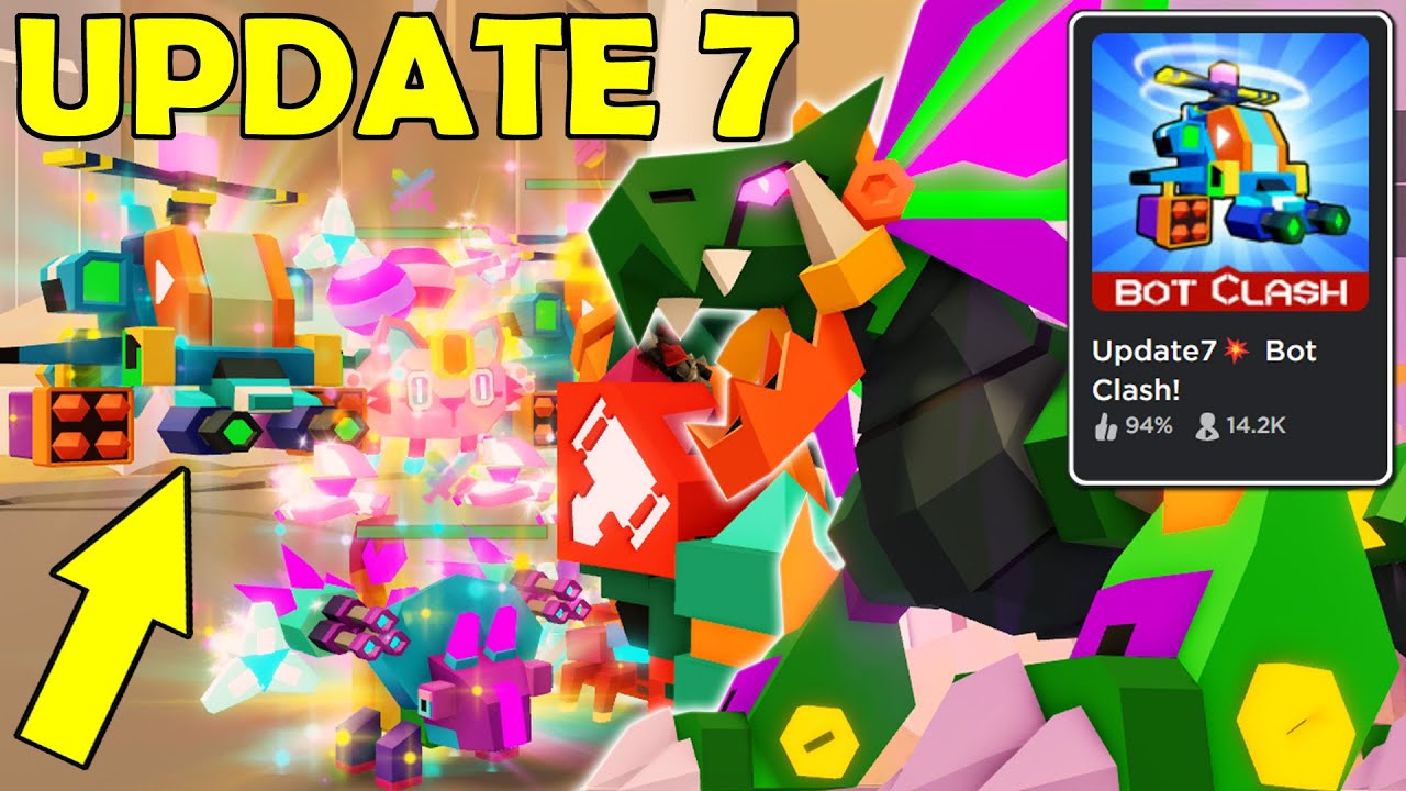 I HATCHED THE NEW MYTHICAL BOT APACHERO in BOT CLASH (Roblox) UPDATE 7 New Boss is HERE!