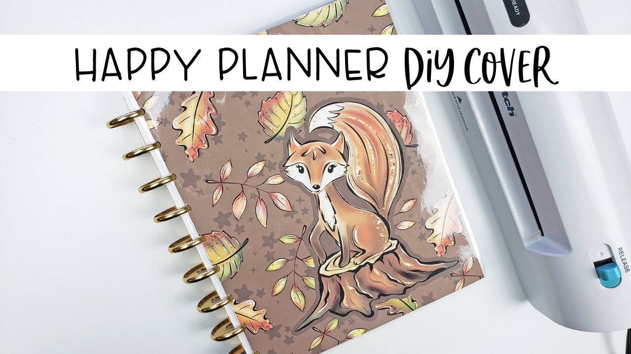 FREE PRINTABLE! How to Make a Happy Planner Cover