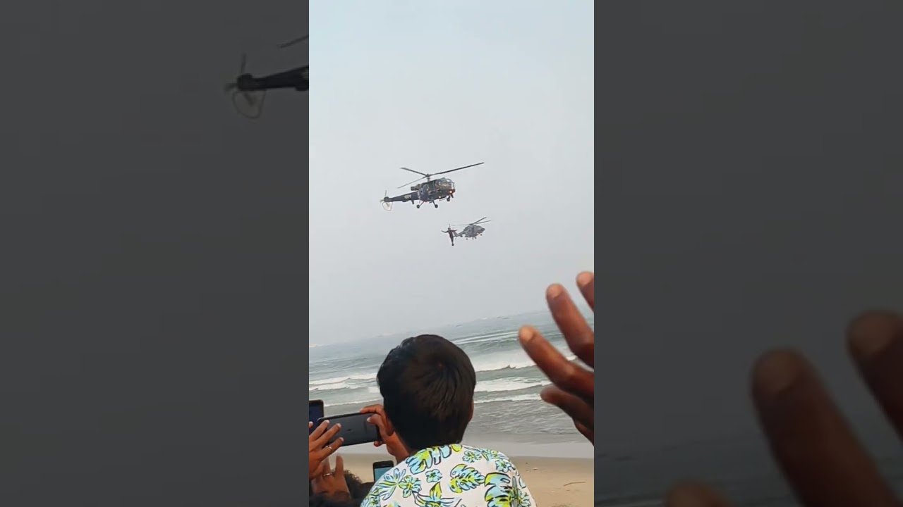 Indian Navy Fleet Helicopter Rescue Rehearsal | Search & Rescue (SAR) Demo | Live Naval Exercise
