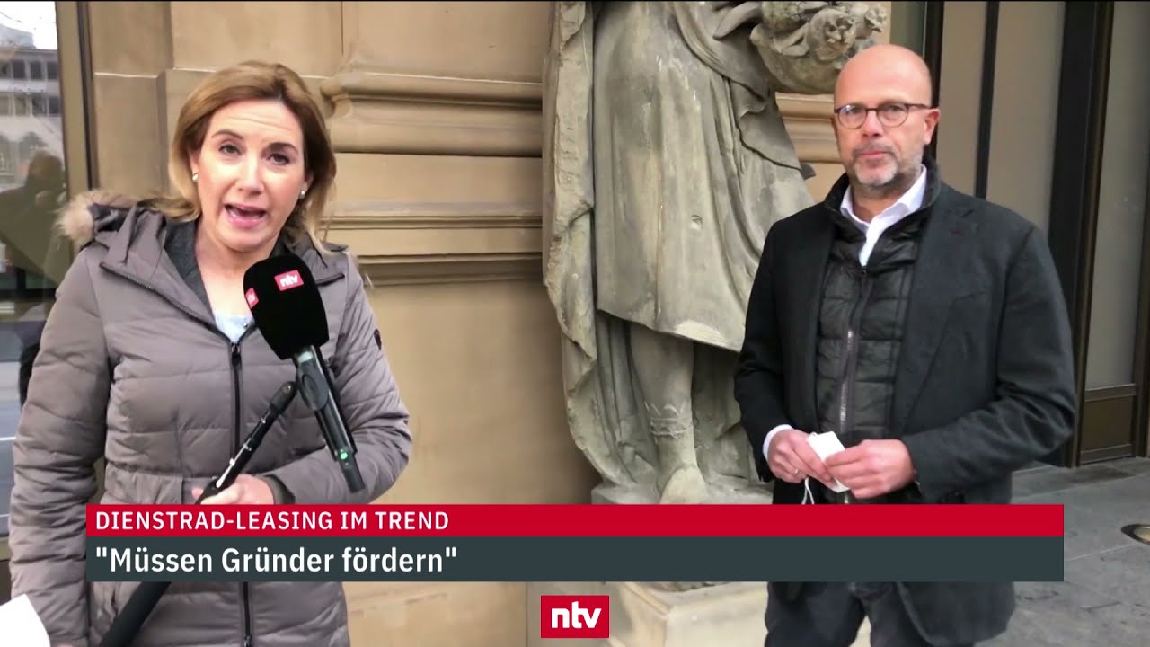 n-tv Interview 1.12.2021 mit Marco Brockhaus, Brockhaus Technologies AG, zur Bikeleasing Übernahme