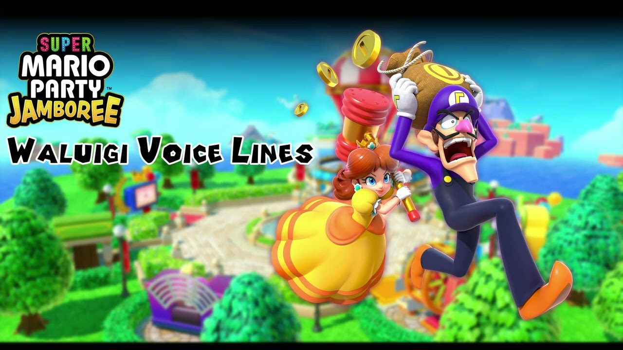 Super Mario Party Jamboree - ALL WALUIGI VOICE LINES (Kevin Afghani)