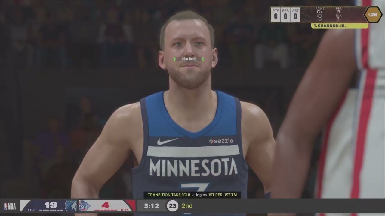 NBA 2k26 Play Now Online T-Wolves vs Ben Wallace Pistons LoL