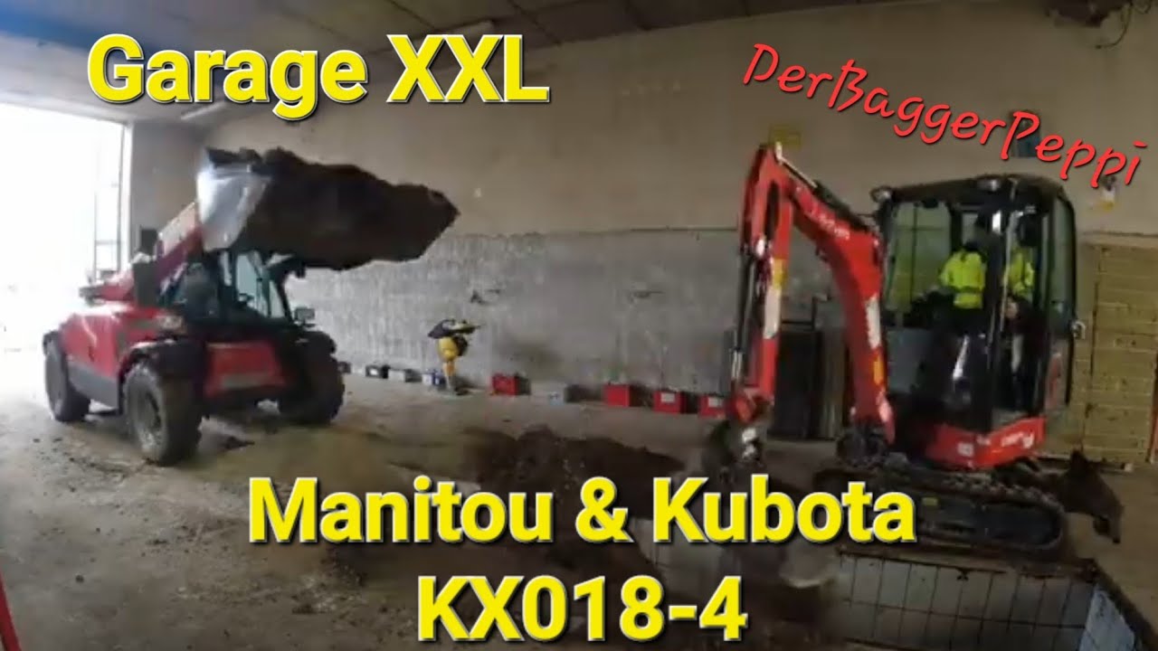 DerBaggerPeppi/ Kubota KX018-4/ Manitou Teleskoplader/ Garage XXL