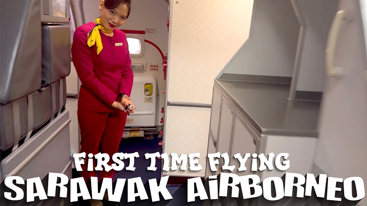 ЭТОГО год назад НЕ существовало!... ПЕРВЫЙ опыт полета авиакомпанией AirBorneo Sarawak