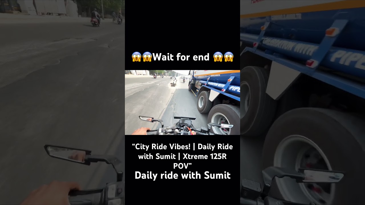 &ldquo;City Ride Vibes! | Daily Ride with Sumit | Xtreme 125R POV&rdquo; #shorts #viralshorts #herobikes