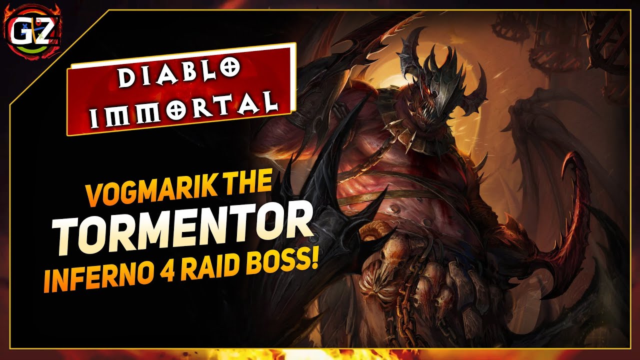 Первый взгляд на Вогмарика Мучителя: рейдового босса Inferno 4 | Diablo Immortal