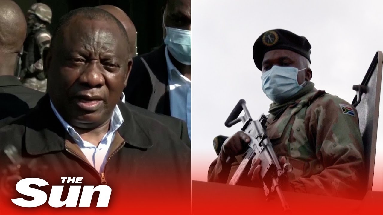 South Africa Zuma riots - Ramaphosa deploys 25,000 troops as looting and violence rages
