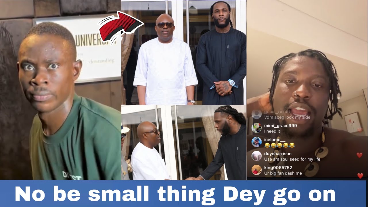 BURNA BOY UNDER ATTACK FOR MEETING FUBARA LIVE WITHOUT VDM & GEHGEH DEY PARA FOR DON JAZZY