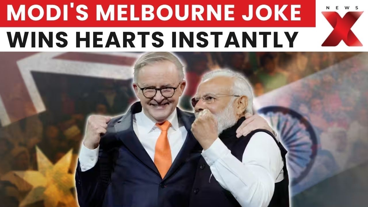 Modi's Australia Visit: PM Modi Jokes Melbourne Was Cold, But Warm Welcome Melted the Weather |NewsX