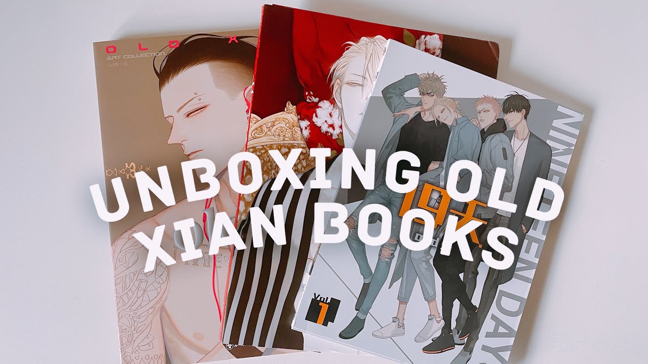 19 days manhua and old xian artbooks unboxing | volume 1 and 2