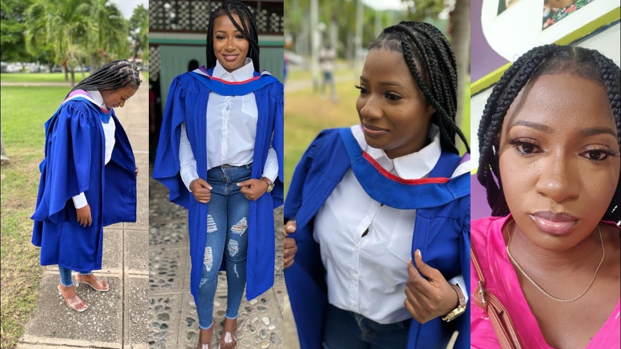UWI Mona graduation picture day class of ‘2022’ almost never made it because of the hair.