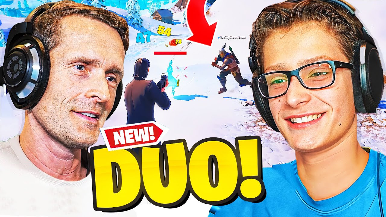 Игровой процесс Fortnite DUO с Фредди, ЭПИЧЕСКИЙ УДАР МОЛОТОМ!