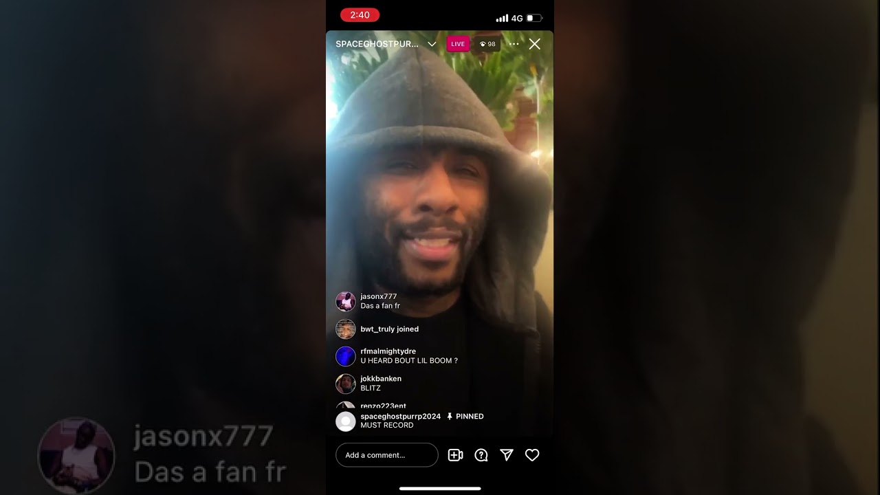 Spaceghostpurrp 2024 live stream