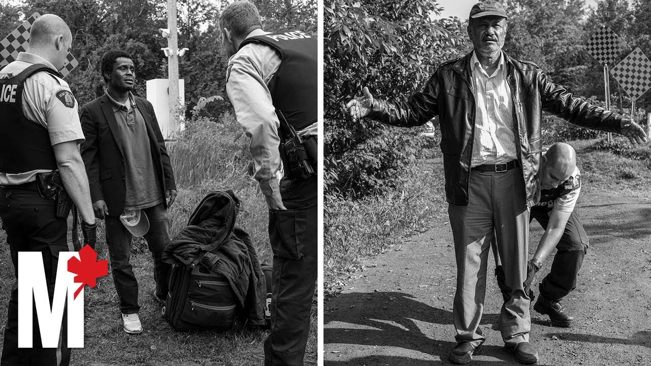What happens when asylum seekers cross the U.S.-Canada border