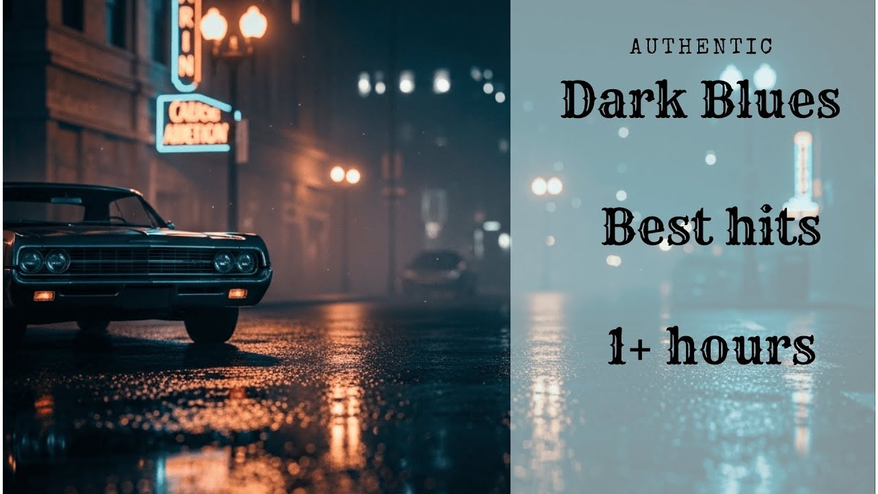 American Noir Dark Blues | Night City Vibes for Focus, Work & Success (1+ Hour)