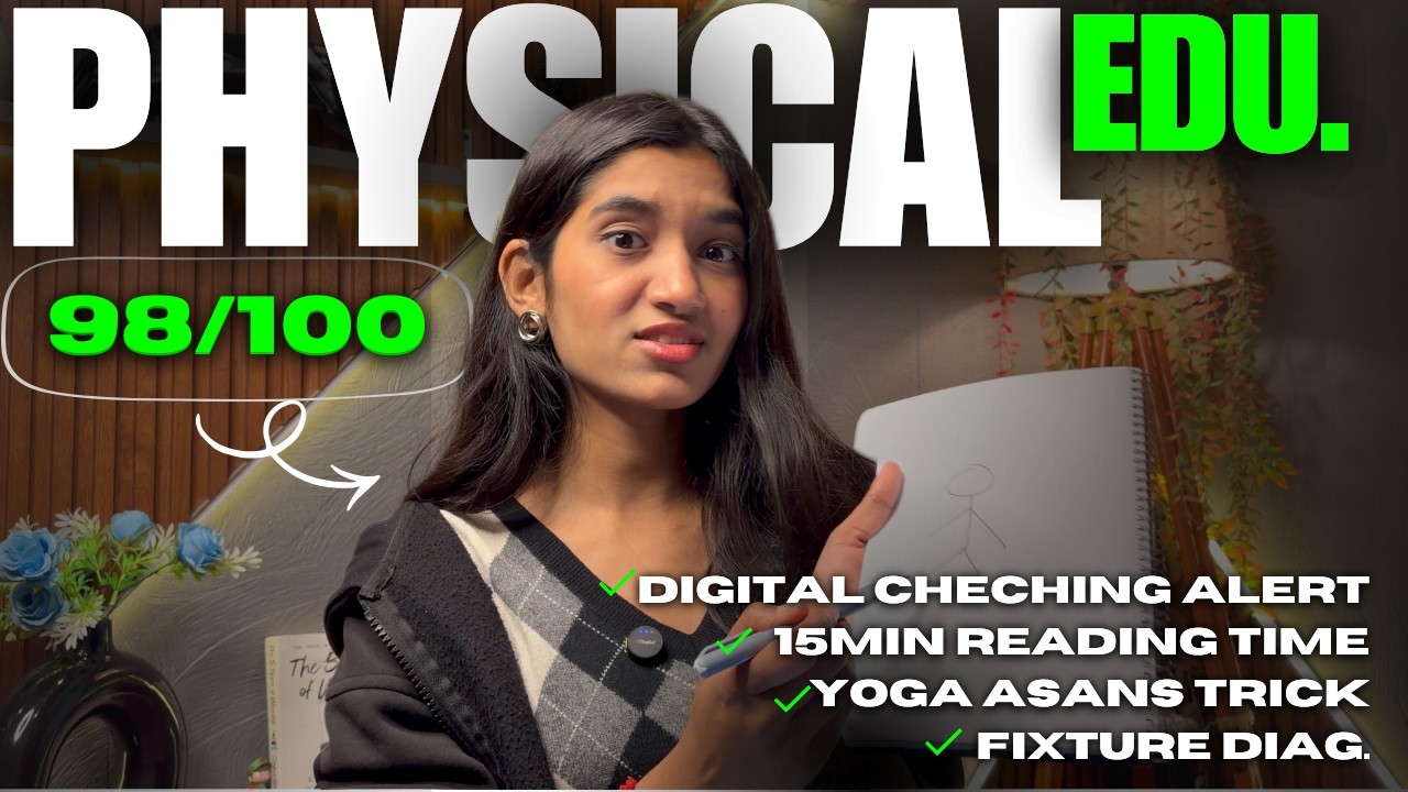 PED Exam Tomorrow? DON'T SIT without Knowing this👆🔥|| Last Min Tips || Class12th #physicaleducation