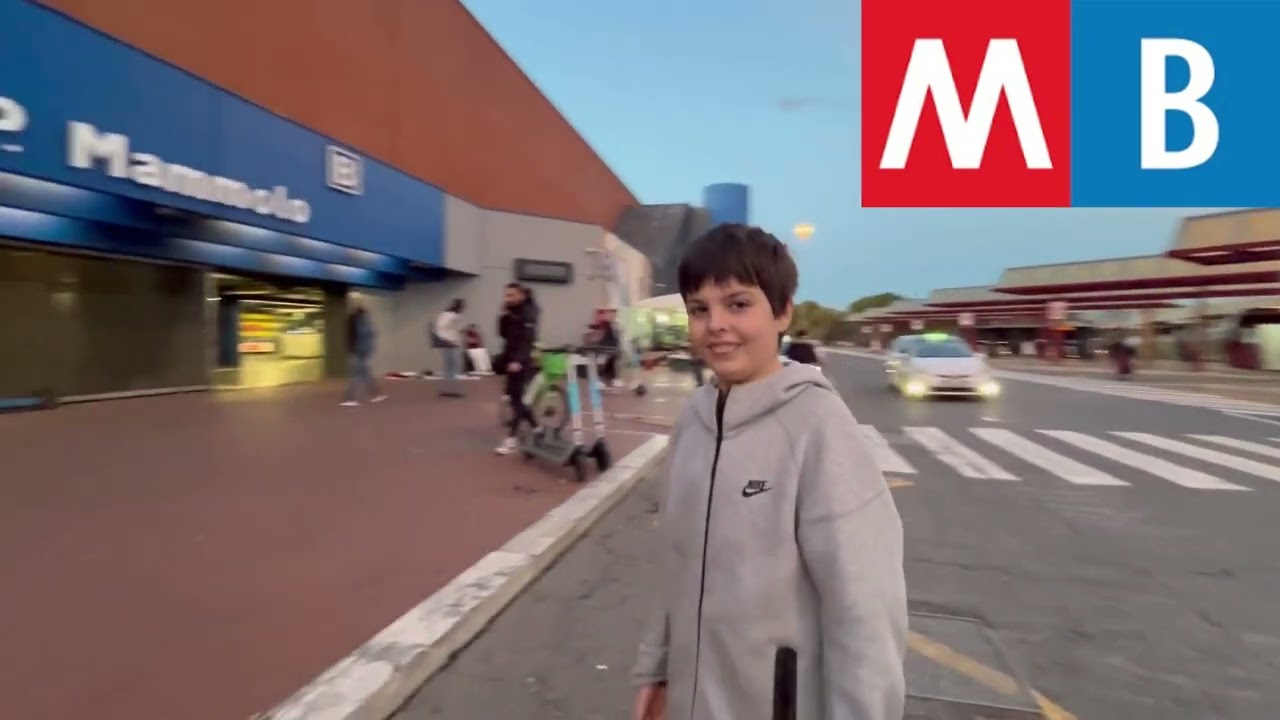 Metro B tour REBBIBIA e PONTE MAMMOLO zona direzione LAURENTINA
