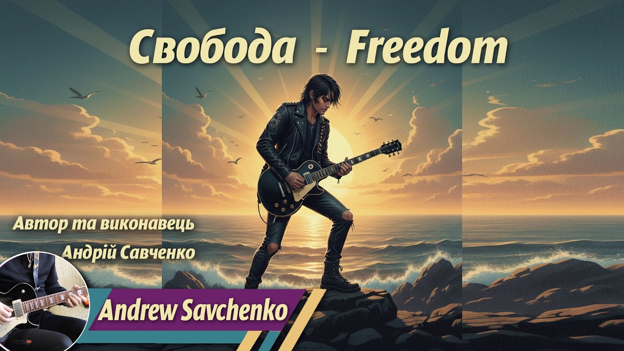 Свобода - Freedom, соло на гітарі, важкий рок-н-рол.