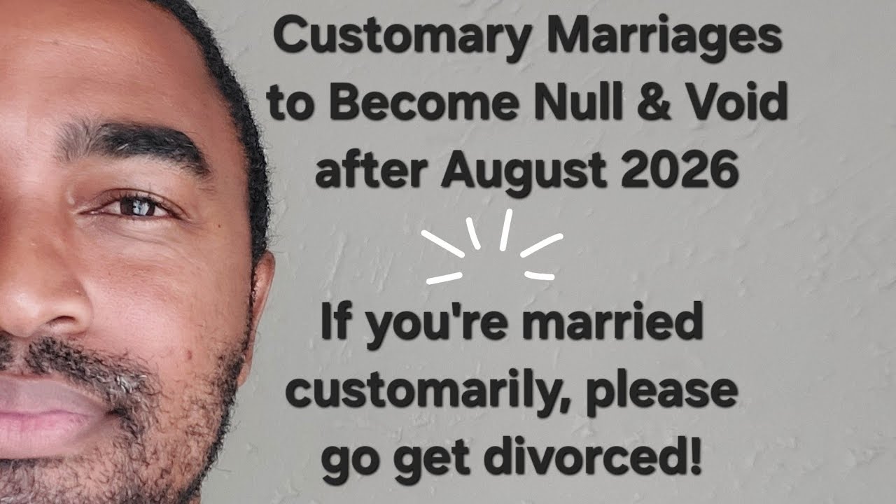 Customary Marriage Law Changes | The Identity Crises of Black South Africans
