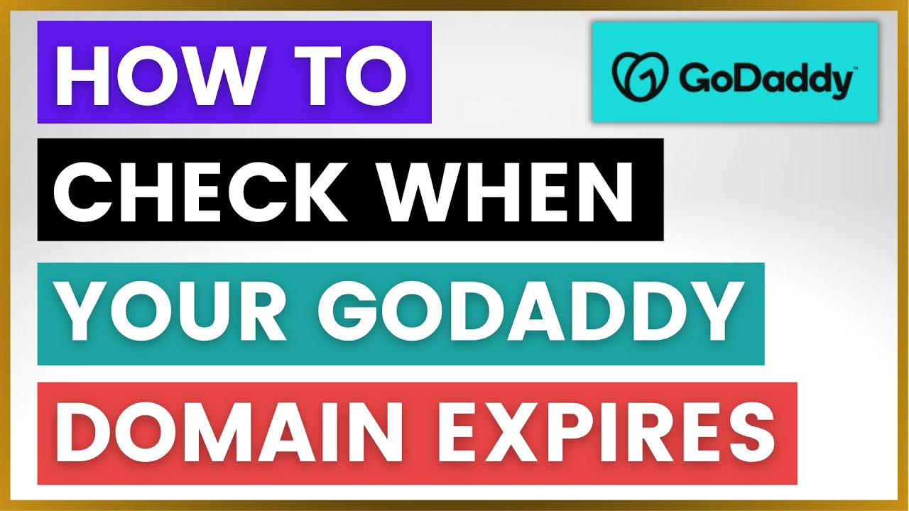How To Check When Your GoDaddy Domain Expires? [in 2025]