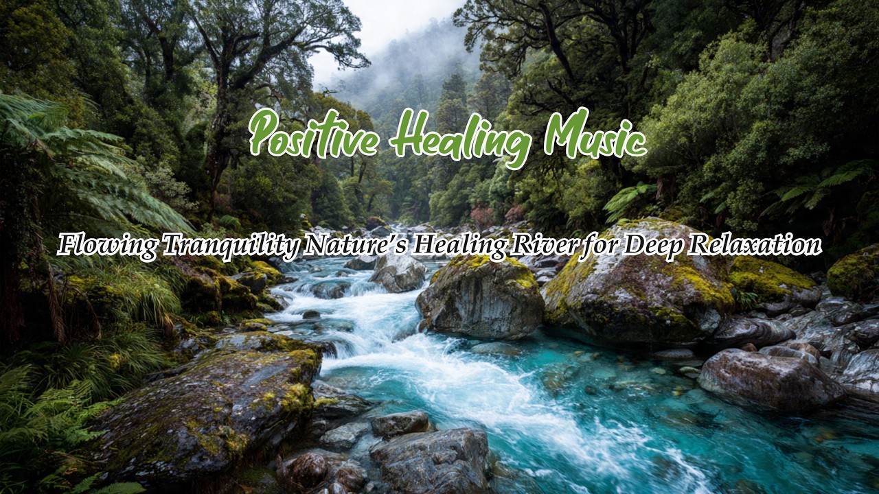Flowing Tranquility 🍃 Nature’s Healing River for Deep Relaxation