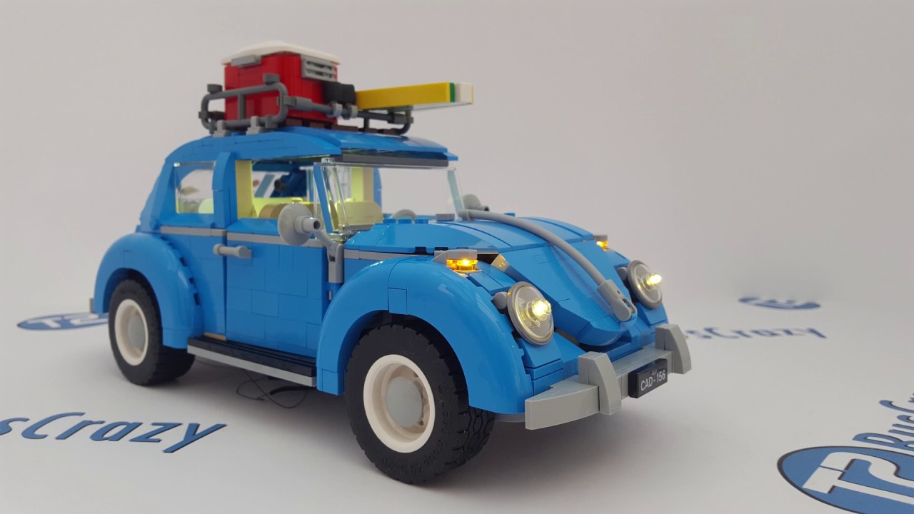 LED Light kit Install in the Lego Volkswagen Beetle 10252
