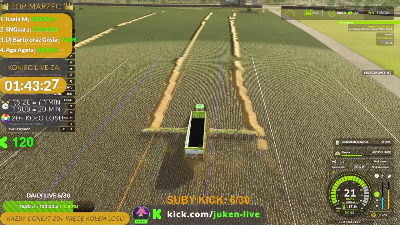 🔴FS25 Wielki Finał mapy ZIelonka z Widzami - Farming Simulator 25