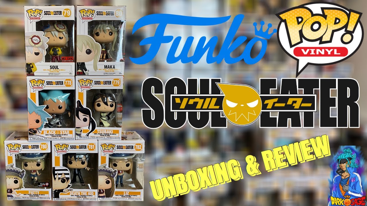 Soul Eater Funko POP Set Unboxing/Review | Black Star, Death The Kid, Soul, etc.