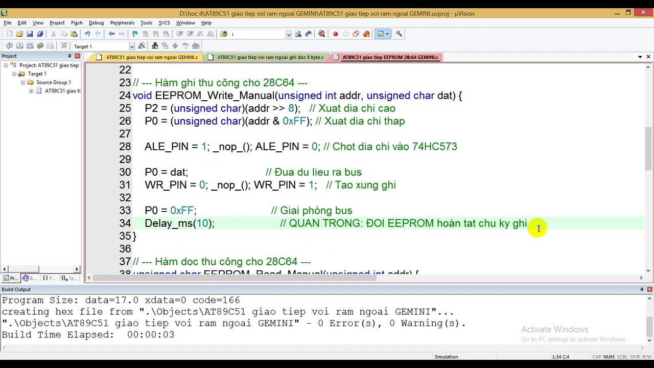 giao tiep voi eeprom at28c64 ok