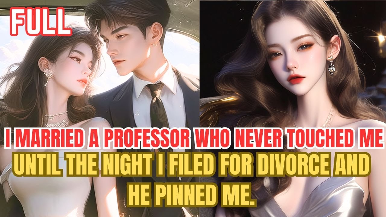 I married a professor who never touched me—until the night I filed for divorce and he pinned me.