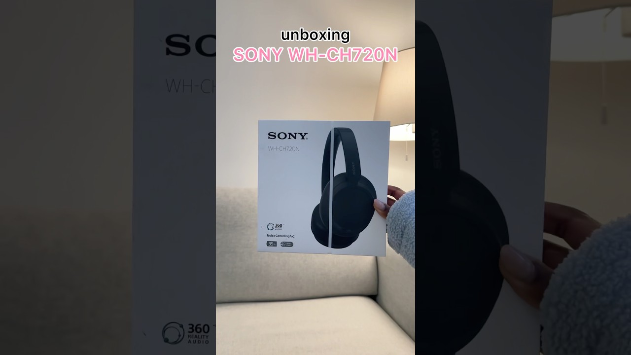 Unboxing SONY WH-CH720N headphones 🎧🎵 #sony  @Sony #fyp #aesthetic#fypshort #trending