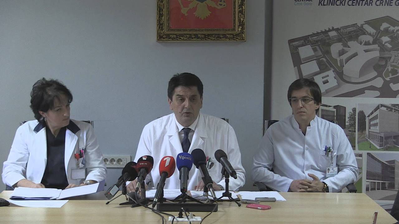 Konferencija za novinare direktora KCCG prof. dr Ranka Lazovica-22.12.2015.