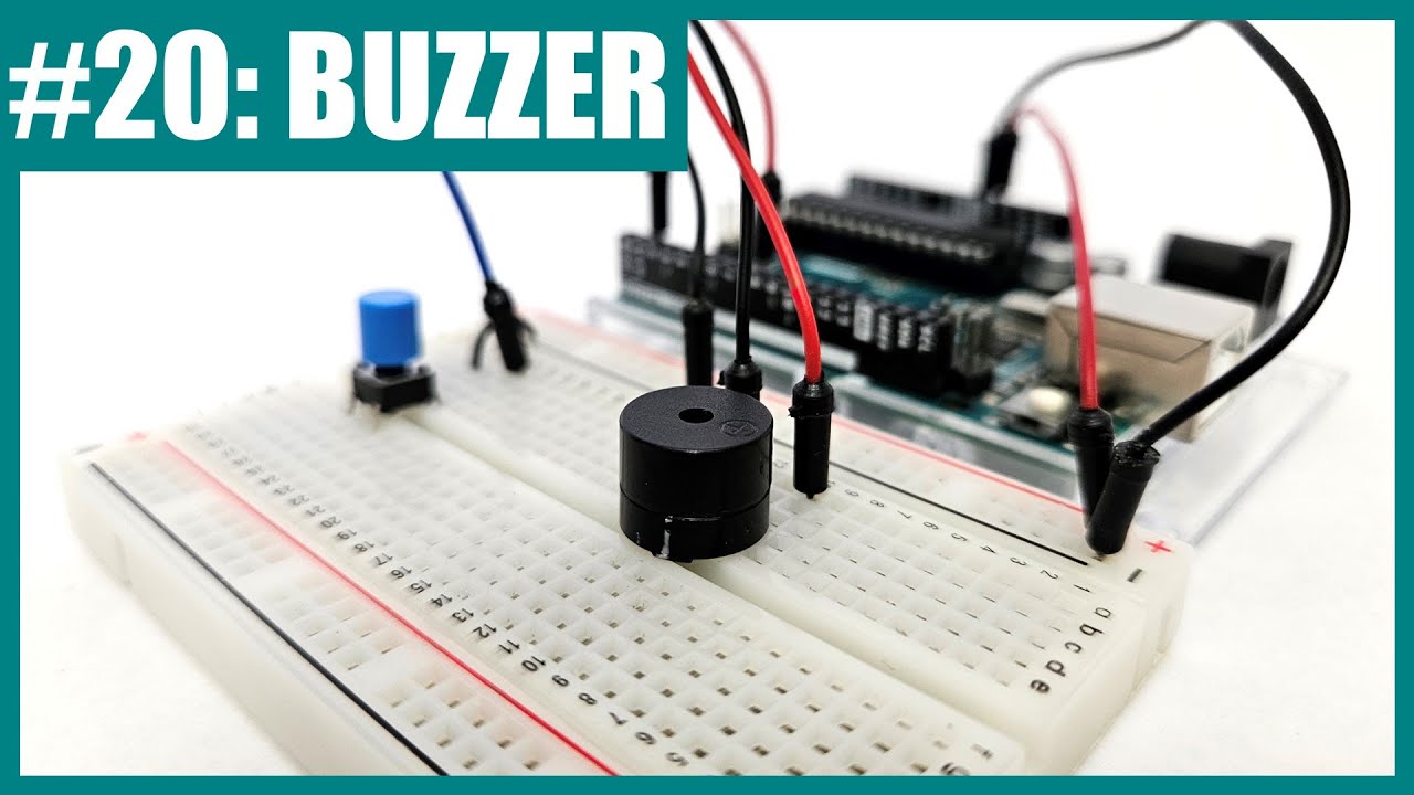 Как использовать зуммеры (активные и пассивные) с Arduino (Урок №20)