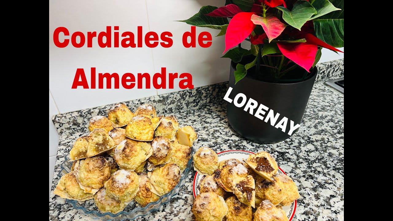 Cordiales de almendra murcianos para navidad 