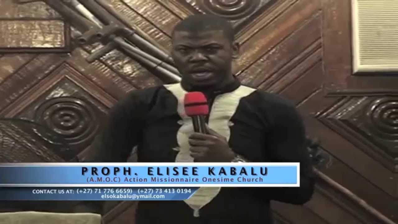 Proph. ELISEE KABALU (LA VOIX INTERIEURE POUR LA GLOIRE EXTERIEURE) Part 01