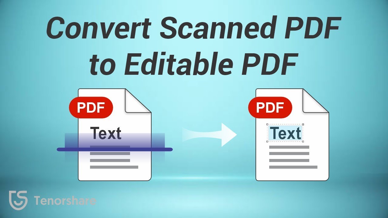How to Convert Scanned PDF to Editable PDF | Best OCR PDF to Word Converter